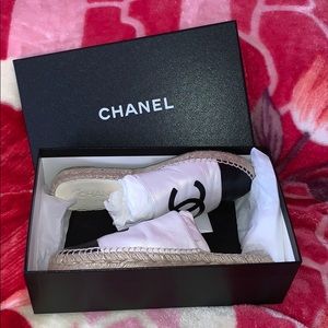 CHANEL slip on shoes